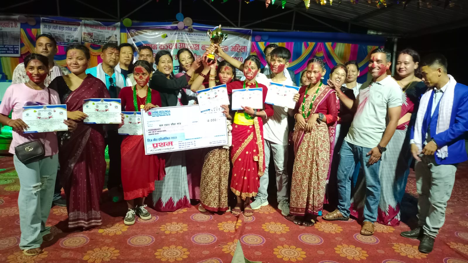 तीज गित प्रतियोगितामा रुद्रपुर मा.वि. प्रथम, निकै कारुणिक अभिनय